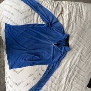 Blue Women's Long Sleeve Top